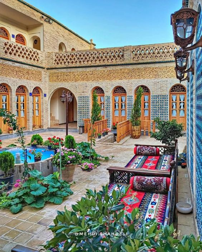 Traditional Iranian garden style